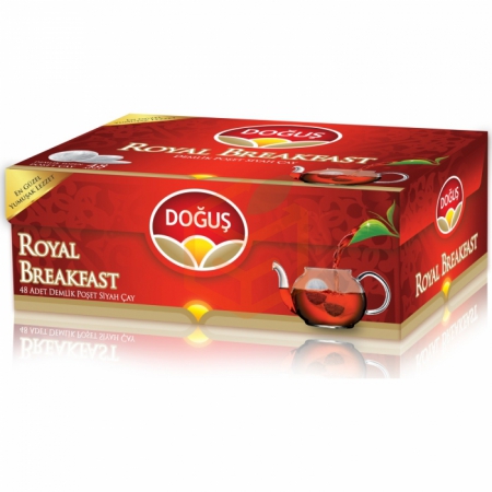 Doğuş Royal Breakfast 48li Demlik Poşet Çay | Gıda Ambarı