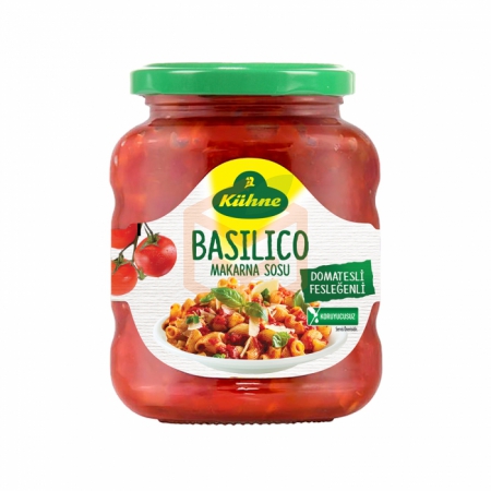 Kühne Basılıco Makarna Sosu (domatesli-fesleğenli) 350 Gr | Gıda Ambarı