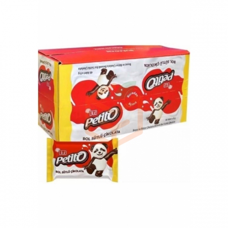 Eti Petito Bol Sütlü Çikolata 8 Gr (k:67788) 48li Paket | Gıda Ambarı