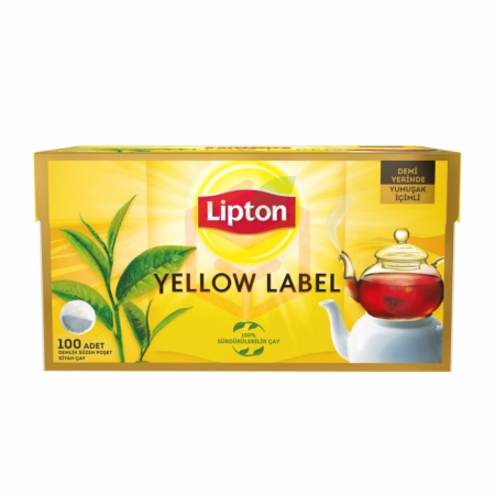 Lipton Yellow Label 100lü  Demlik Poşet Çay | Gıda Ambarı