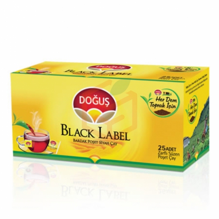 Doğuş Black Label 25li Bardak Poşet Çay | Gıda Ambarı