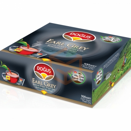 Doğuş Eary Grey 100lü Bardak Poşet Çay | Gıda Ambarı