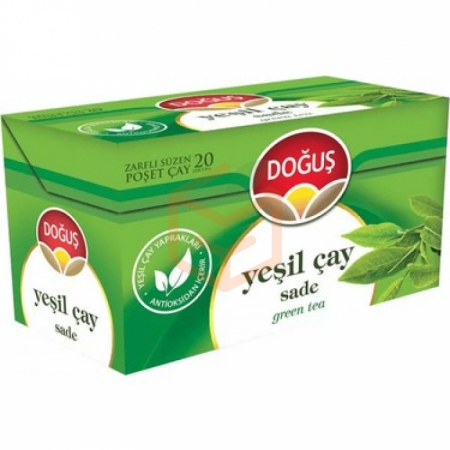 Doğuş Yeşil Çay Sade 20li Paket | Gıda Ambarı