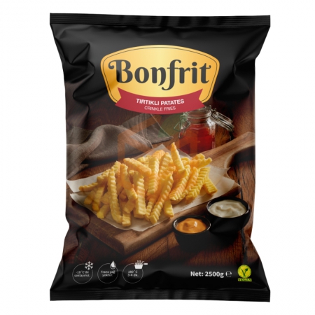 Sanpa Bonfrit 9*9 Tırtıklı Parmak Patates (min. 10 Kg)  | Gıda Ambarı