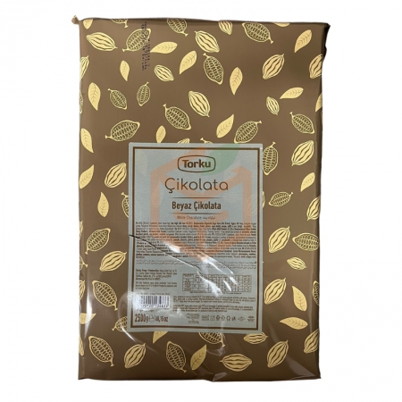 Torku Kuvertür Beyaz Çikolata 2,5 Kg | Gıda Ambarı