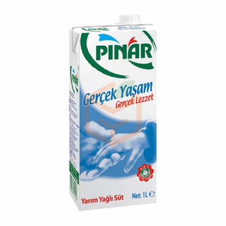 Pınar Yarım Yağlı Süt 1 Lt (13 Adet) | Gıda Ambarı