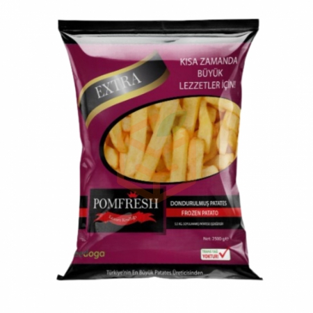 Pomfresh Ekstra 9*18 Parmak Patates 2,5 Kg*5 (min. 12.5 Kg)  | Gıda Ambarı