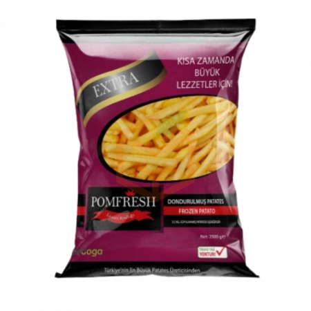 Pomfresh Ekstra 7*7 Parmak Patates 2,5 Kg*4 (min. 10 Kg)  | Gıda Ambarı
