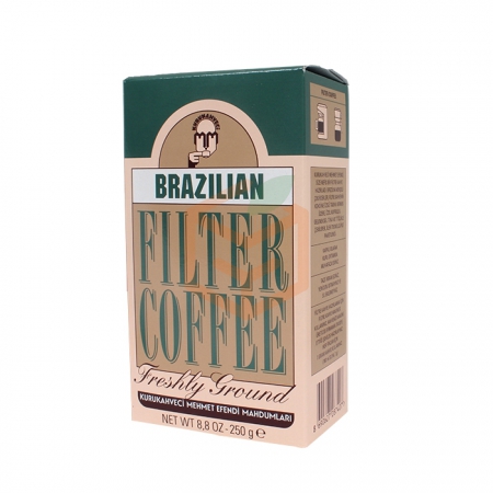 Mehmet Efendi Brazılıan Filter Coffee 250gr-12li Koli  | Gıda Ambarı