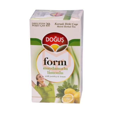 Doğuş Bitki Çayı Form Maydanoz-limon 20li - 12li Koli  | Gıda Ambarı