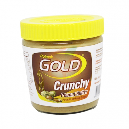 Gold (crunchy) Parçacıklı Krem Fıstık 340gr-12li Koli  | Gıda Ambarı