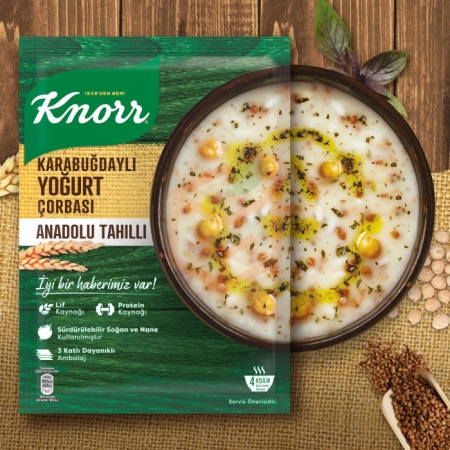Knorr Yöresel Karabuğdaylı Yoğurt Çorbası-12li Paket  | Gıda Ambarı