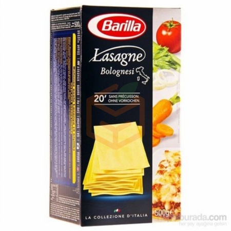 Barilla Makarna 500gr Lasagne -15li Koli  | Gıda Ambarı